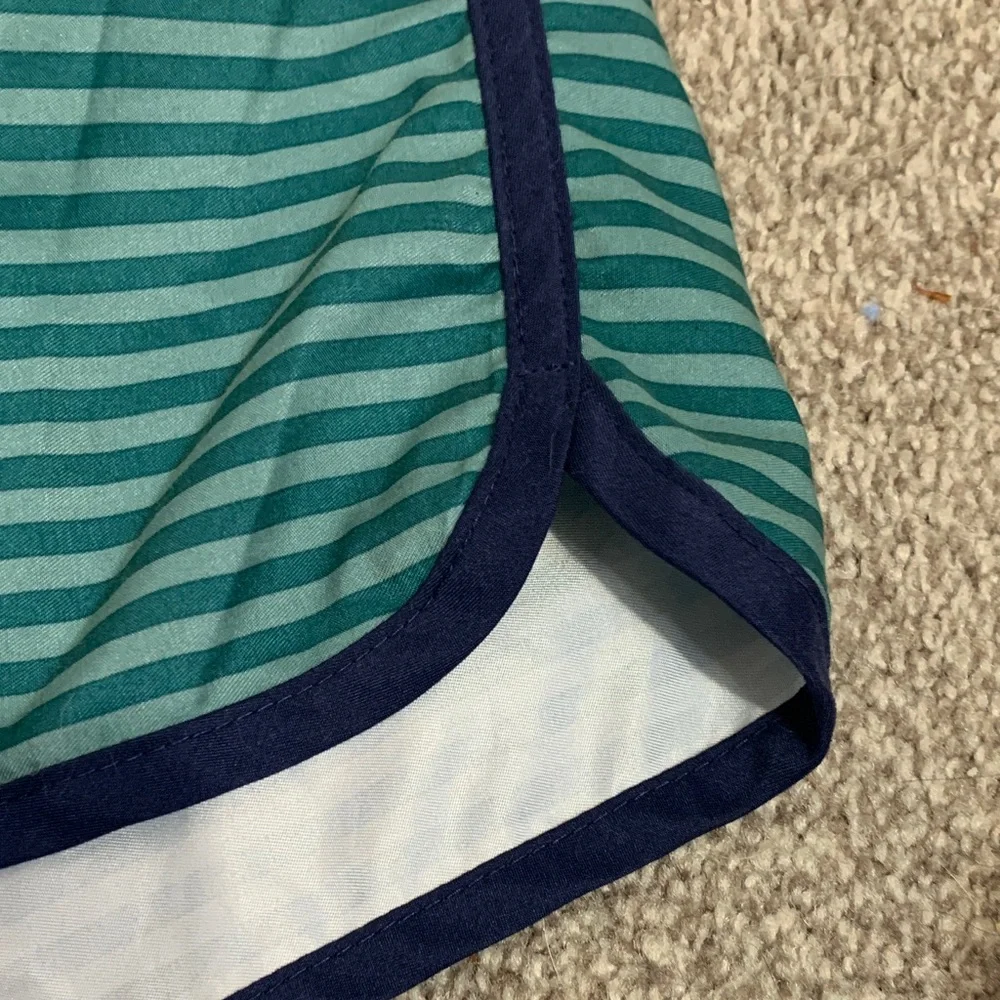 Cat & Jack Kids' Aqua and Navy Striped Swim Trunks‎